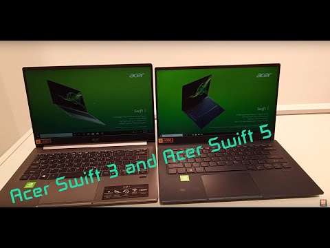 (ENGLISH) Acer Swift 3 and Acer Swift 5: First look - Hands on
