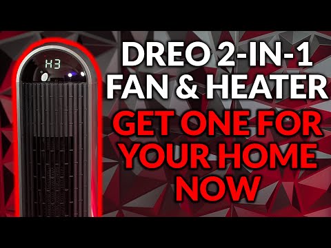 You Need One Of These In Your House - Dreo 2 in 1 Tower Fan & Heater