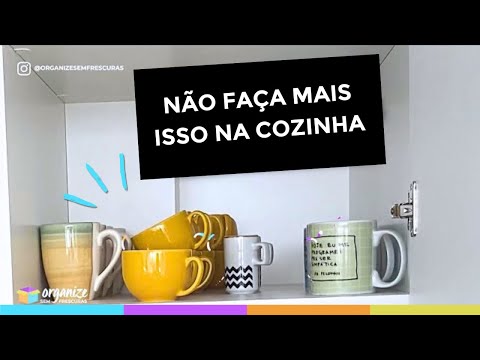 OS 10 ERROS MAIS COMUNS NA HORA DE ORGANIZAR E LIMPAR A SUA COZINHA | OSF®️ - Rafa Oliveira