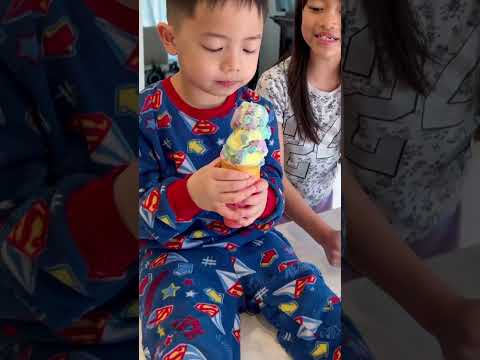 Ice cream prank on sister 👧🏻🤣🍦