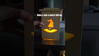 Easy wooden Jack-o-lanterns 🎃 #woodworking #diy #halloween