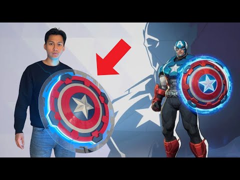 How I Built Captain America's Shield from MARVEL RIVALS!