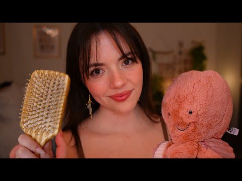 ASMR Getting You Ready For Bed & Tucking You In ✨ (haircare, skincare, layered sounds, )