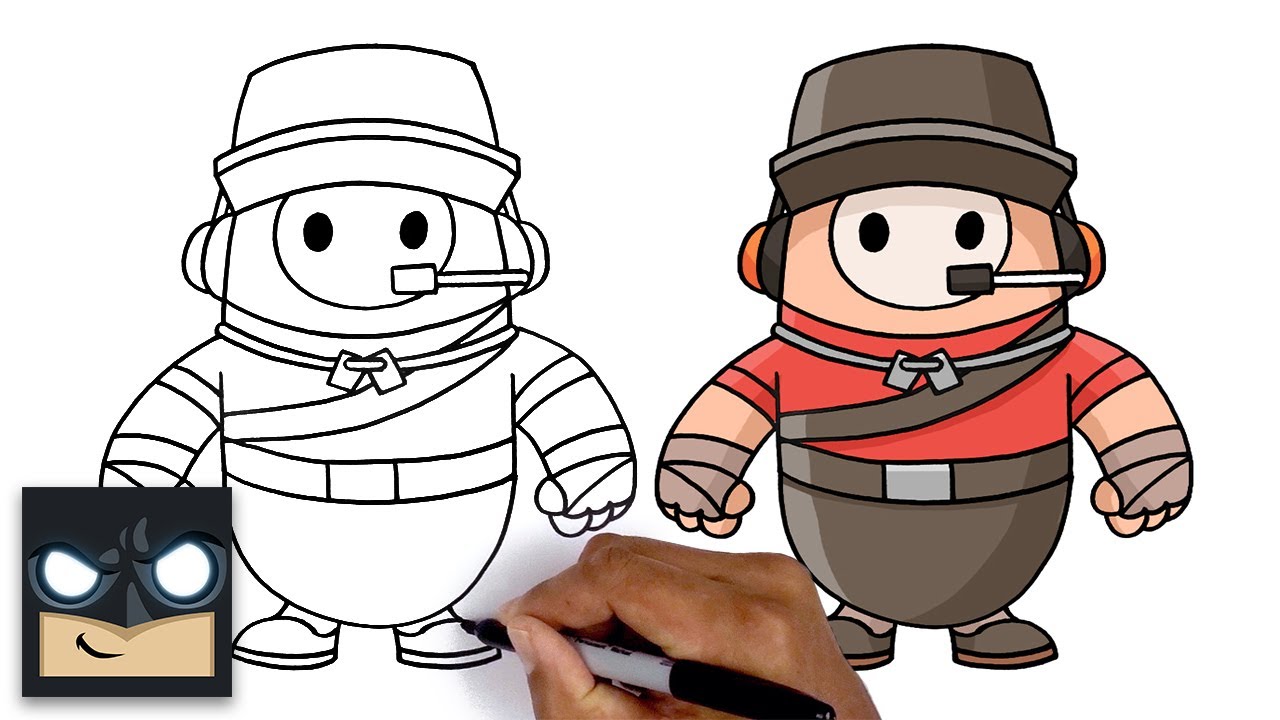 How To Draw Scout - Fall Guys