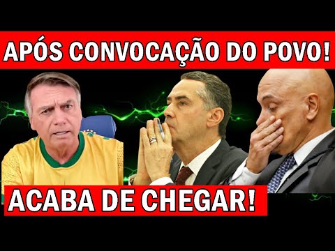 Após BOLSONARO CONVOCAR o POVO para a MANIFESTAÇÃO, ACABA de CHEGAR sobre o que irá acontecer so...