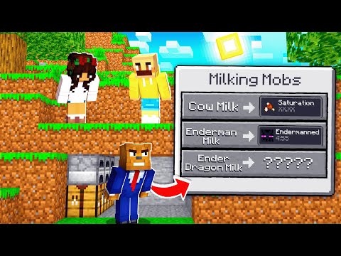 Minecraft Manhunt, But I MILK Mobs