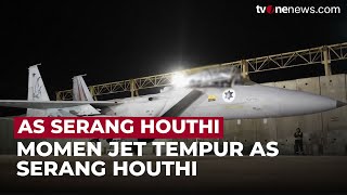 Detik-Detik Jet Tempur AS Lepas Landas Untuk Serang Houthi | OneNews Update