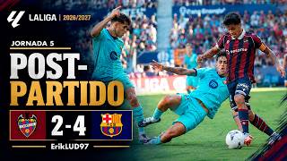 Solo 10 minutos buenos || Post Partido Levante UD 2-4 FC Barcelona || LIGA EA SPORTS 26/27