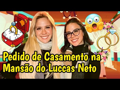 IRMÃ GÊMEA DA JESSI É PEDIDA EM CASAMENTO NA MANSÃO DO LUCCAS NETO!