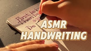 ASMR Handwriting 