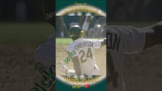 Ricky Henderson -  RIP #baseball #mlb #sports #RickyHenderson