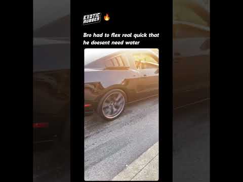 Mustang had to flex the burnout