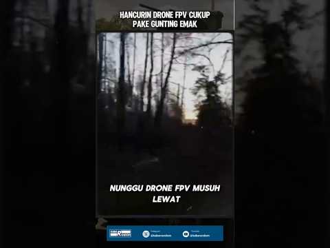Tentara Ini Lawan Drone Pake Gunting