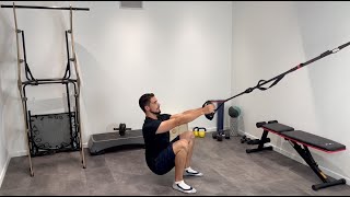 Squat pendulaire TRX