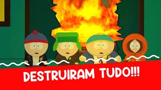 Os meninos destroem um laboratório de drogas
