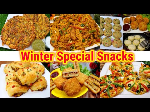 6 Delicious & Easy Winter Special Snacks Recipes | Perfect For High Tea Snacks By Chef Maria