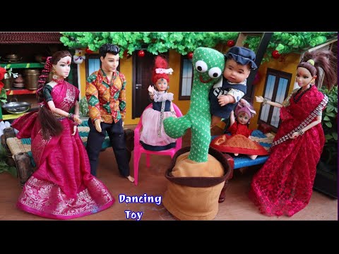 Barbie Doll All Day Routine In Indian Village // Radha Ki Kahani // Barbie doll  bedtime story