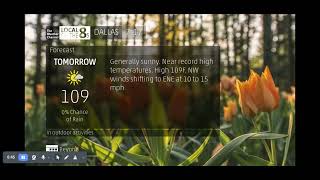 TWC Local On The 8s Dallas TX, The Heat Wave That's Been Baking Texas Since Mid-June