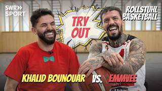 Battle um den Korb: Rollstuhlbasketball 🏀💥 | TryOut mit EMMVEE x Khalid Bounouar | SWR Sport