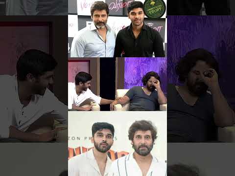 😂𝗩𝗶𝗸𝗿𝗮𝗺 & 𝗗𝗵𝗿𝘂𝘃'𝘀 𝗛𝗶𝗹𝗮𝗿𝗶𝗼𝘂𝘀 𝗙𝗮𝘁𝗵𝗲𝗿-𝗦𝗼𝗻 𝗙𝘂𝗻!🤩#vikram #dhruv #shorts #funny #trend #comedy #kollywood