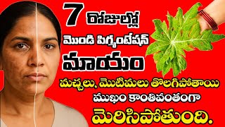🔥ఎంత మొండి పిగ్మేంటేషన్ అయినా వారం రోజుల్లో మాయం కావాల్సిందే😍 మీ ముఖం కాంతివంతంగా మెరిసిపోతుంది👌