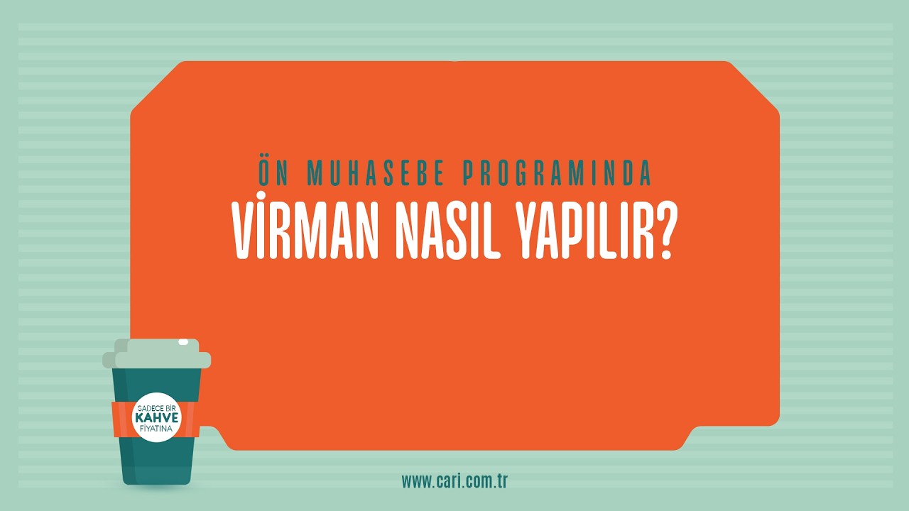Cari Online Ön Muhasebe Programında Virman Nasıl Yapılır?