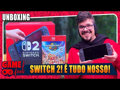 Unboxing do Switch 2 + Os Melhores Apoiadores