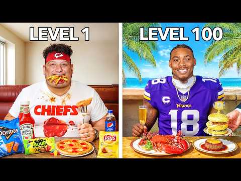 NFL Diets From Level 1 To Level 100