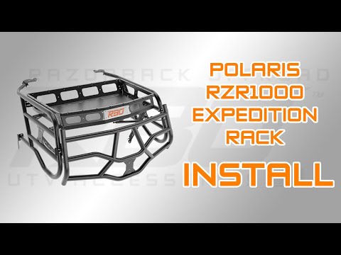 Polaris RZR1000 Gen 2 Expedition Rack for 2 Seater and 4 Seater Installation by RazorBack Offroad™