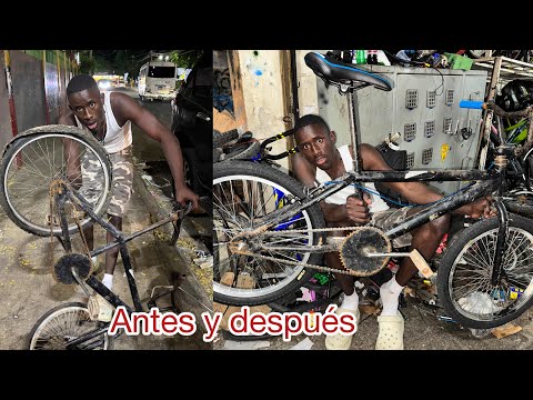 Restauré 100 bicicletas abandonadas en un día 😱sigan viendo ￼ día (9)comprando mi casa ￼