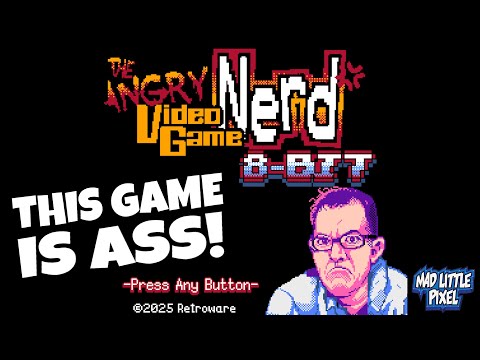 I Played The NEW AVGN 8-Bit Game & HOLY F*** It Is BAD ASS!