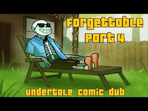 Forgettable Part 4【 Undertale Comic Dub 】