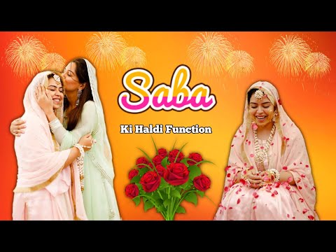 💞🥰Saba💞Ibrahim🥰💞💞💞 ki beautiful Haldi 💞💞 @ShoaibIbrahimofficial #video #viral #dipikashoaibfamily