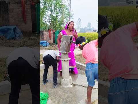 छोटा बच्चा पाइप से गिर गया#funny #comedy