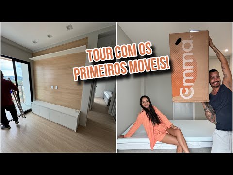 TOUR PELO APARTAMENTO QUE COMPRAMOS E REFORMAMOS PARA ALUGAR! (TEMOS CAMA E COLCHÃO EMMA)