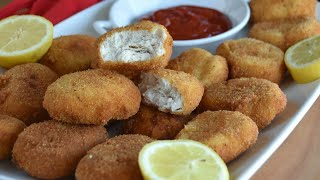 👌 Nuggets caseros de pollo MUY FÁCILES Y DE POLLO DE VERDAD buenísimos