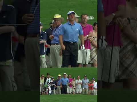 Golf fan sees, golf fan does