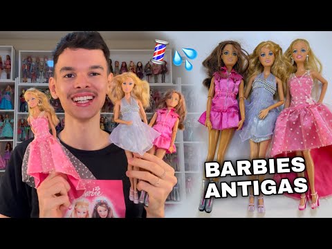 RESTAURANDO 3 BARBIES QUE RECEBI