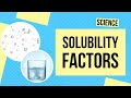 Particle Theory and Dissolution Concepts