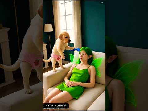 الكلب قص شعر الجنيه وهى نايمه😲...لاكن الصدمه بعد مصحيت😱#viral