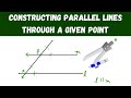 Constructing Parallel Lines with a Compass