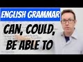 Understanding Ability: Can, Could, Be Able To