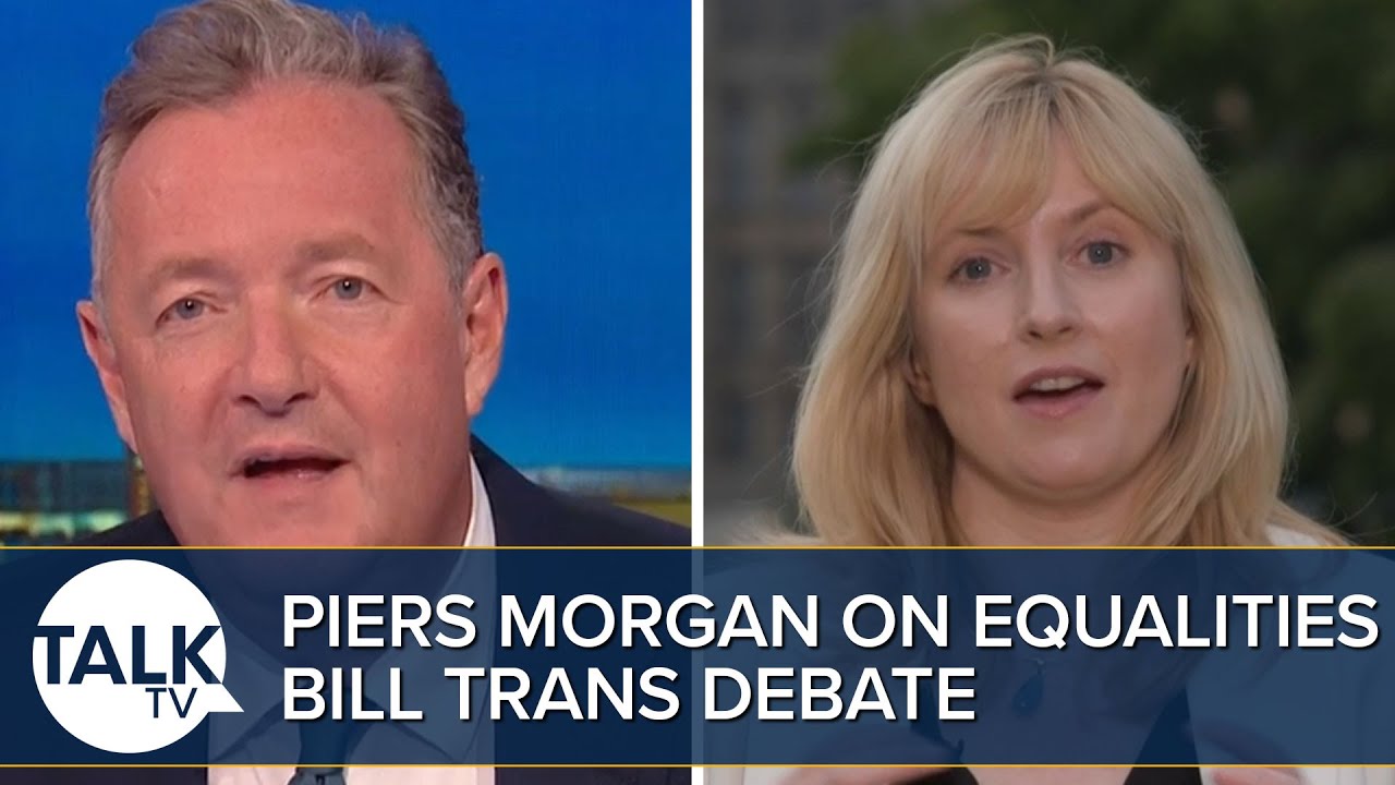 “The Woke Worm Is Turning!” Piers Morgan On Equalities Act Trans Debate