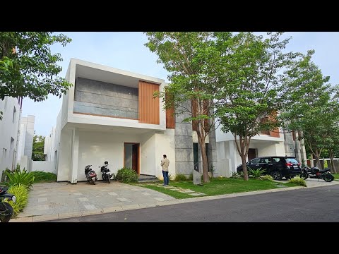 400 SqYards Duplex Villa For Sale In Gated community Hyderabad Gandipet Mokila  | 4000 Sqfeet