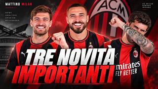 GABBIA - GILA - PULISIC: MILAN, TRE NOVITÀ IMPORTANTI | Mattino Milan