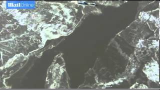 Hudson River ice traps New York ferry