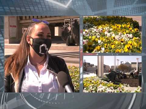 Площу перед оперним театром прикрасять 20 тисяч квітів