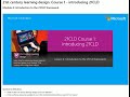 21st Century Learning Design Overview