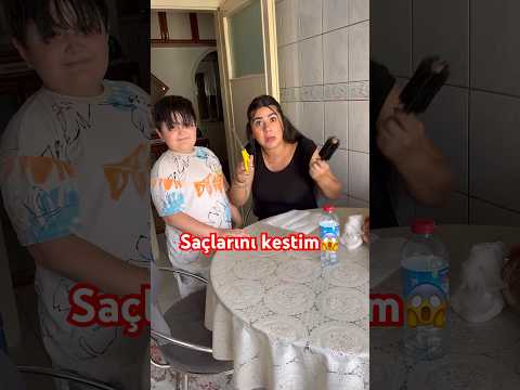 Gizlicekeseyimmi🤫#vlog #birgünüm #keşfet #yemek #misafir #ironia #saçkesimi #çocuk #tavsiye #shorts