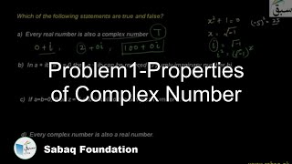 Problem1-Properties of Complex Number